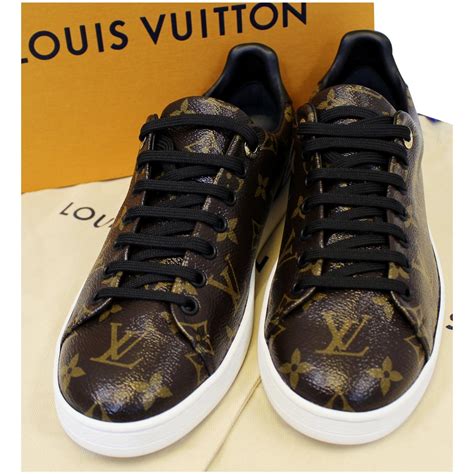 louis vuitton mens brown sneakers|brown louis vuitton sneakers.